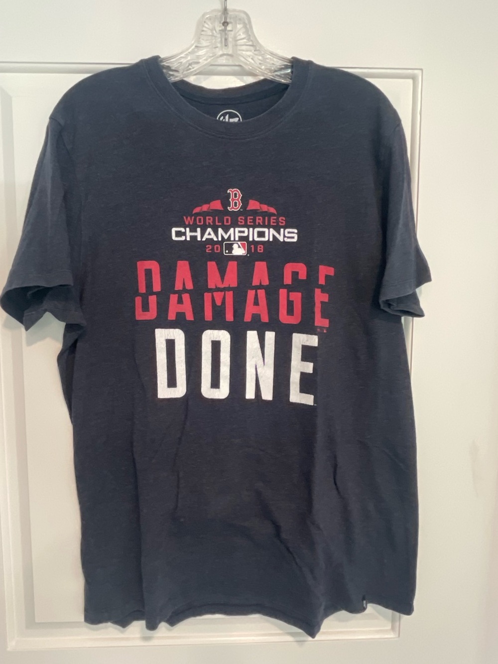 Boston Red Sox 2018 World Series Champions ’47 Damage Done Tee L